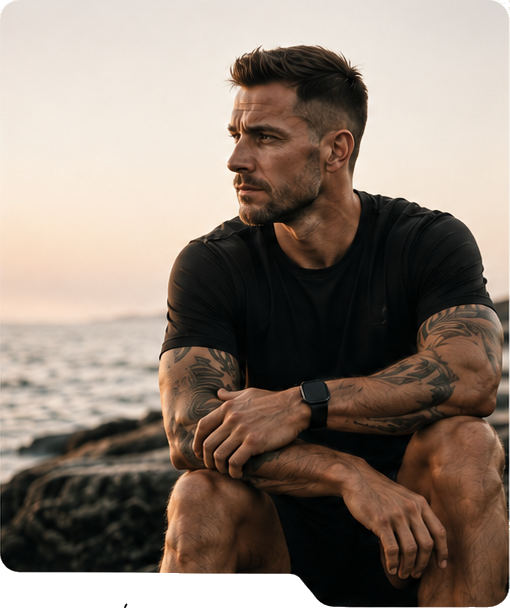 Portrait von Radoslaw Skora am Wasser als Platzhalter