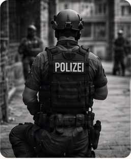 Polizei-Motiv als Platzhalter